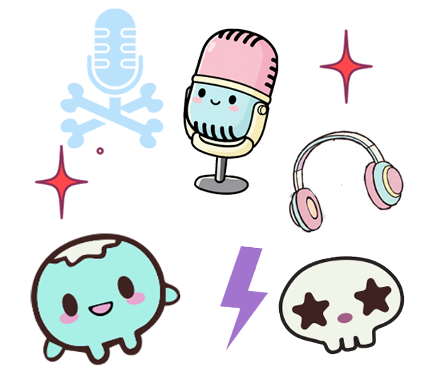 cute little kawaii inspired icons